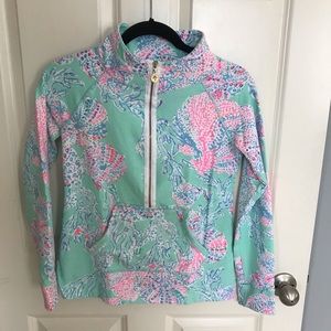Lilly Pulitzer quarter zip xs